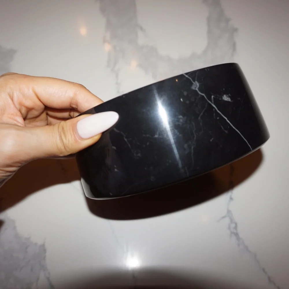 ame gemella marble pet bowl (small to medium size pets)